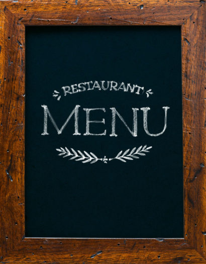 Restaurant cafe menu, template design. Food flyer